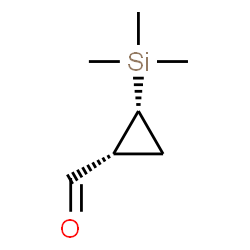 Cyclopropanecarboxaldehyde, 2-(trimethylsilyl)-, cis- (9CI) Structure