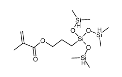 methacryloxypropyl tris (dimethylsilyloxy)silane结构式