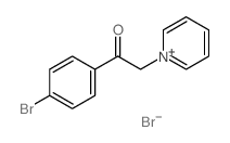 Pyridinium,1-[2-(4-bromophenyl)-2-oxoethyl]-, bromide (1:1)结构式