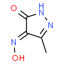 1H-Pyrazole-4,5-dione,3-methyl-,4-oxime,(E)-(9CI) picture