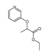 Propanoic acid, 2-(3-pyridinyloxy)-, ethyl ester (9CI) Structure