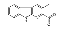 2-Nitro-3-methyl-9H-pyrido[2,3-b]indole structure