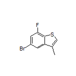 5-溴-7-氟-3-甲基苯并[b]噻吩结构式