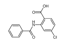 2-benzoylamino-4-chloro-benzoic acid Structure