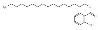 Benzoic acid,2-hydroxy-, hexadecyl ester structure