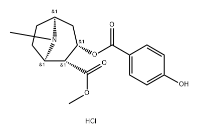 p-hydroxycocaine hydrochloride solution Structure