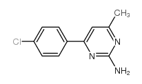 4-(4-氯苯基)-6-甲基嘧啶-2-胺图片