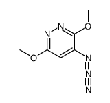 4-azido-2,6-dimethoxypyridazine结构式