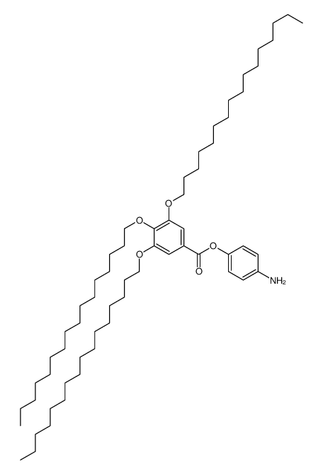 (4-aminophenyl) 3,4,5-trihexadecoxybenzoate结构式