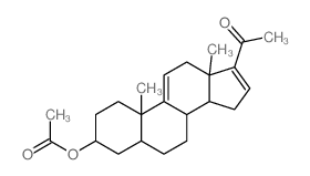 Pregna-9(11),16-dien-20-one,3-(acetyloxy)-, (3b,5a)- picture