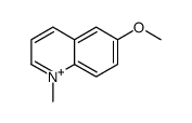 6-methoxy-1-methylquinolin-1-ium结构式