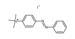 tri-N-methyl-4-phenylazo-anilinium, iodide结构式