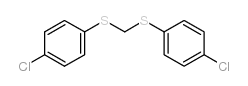 双(4-氯苯基硫代)甲烷结构式