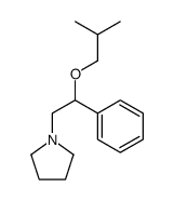 1-[2-(2-methylpropoxy)-2-phenylethyl]pyrrolidine Structure