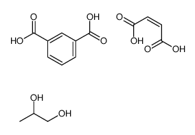 benzene-1,3-dicarboxylic acid,(E)-but-2-enedioic acid,propane-1,2-diol Structure