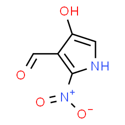 1H-Pyrrole-3-carboxaldehyde, 4-hydroxy-2-nitro- (9CI) structure