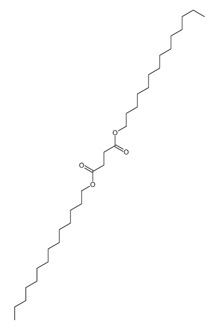 ditetradecyl butanedioate Structure