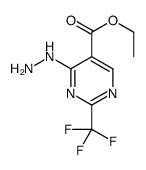 ETHYL 4-HYDRAZINO-2-(TRIFLUOROMETHYL)PYRIMIDINE-5-CARBOXYLATE picture