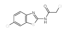 2-CHLORO-N-(6-CHLORO-BENZOTHIAZOL-2-YL)-ACETAMIDE picture