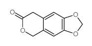 7H-1,3-Dioxolo[4,5-g][2]benzopyran-7-one, 5,8-dihydro- Structure