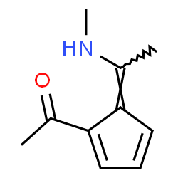 Ethanone, 1-[5-[1-(methylamino)ethylidene]-1,3-cyclopentadien-1-yl]- (9CI) picture