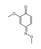 methoxy-[1,4]benzoquinone-4-(O-methyl oxime ) Structure