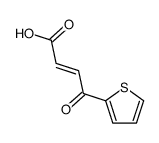 4-oxo-4-thiophen-2-ylbut-2-enoic acid Structure