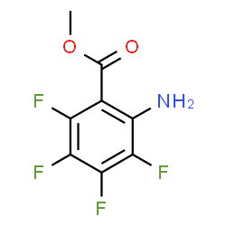 Benzoic acid, 2-amino-3,4,5,6-tetrafluoro-, Methyl ester结构式