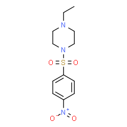 1-ethyl-4-((4-nitrophenyl)sulfonyl)piperazine structure