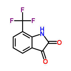 7-(Trifluoromethyl)indoline-2,3-dione Structure