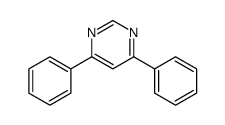 4,6-二苯基嘧啶结构式