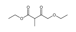 ethyl 4-ethoxy-2-methyl-3-oxobutanoate Structure