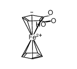 (Sp)-2-formylferrocene-1-carboxylic acid Structure