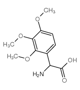 AMINO-(2,3,4-TRIMETHOXY-PHENYL)-ACETIC ACID structure