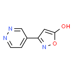 5-Isoxazolol,3-(4-pyridazinyl)-(9CI) Structure