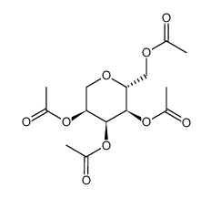 1-Deoxy-D-allopyranose tetraacetate Structure