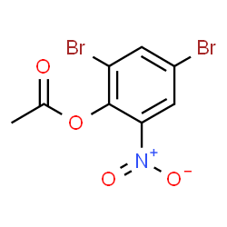 2,4-Dibromo-6-nitrophenol acetate Structure