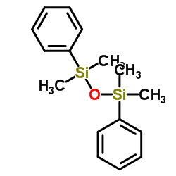 1,1,3,3-Tetramethyl-1,3-diphenyldisiloxane Structure