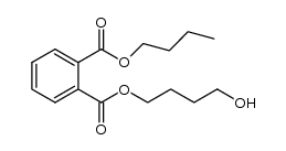 butyl (4-hydroxybutyl) phthalate Structure