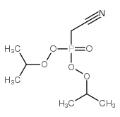 DIISOPROPYL CYANOMETHYLPHOSPHONATE Structure