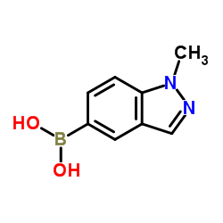 1-methyl-1H-indazol-5-ylboronic acid Structure