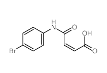 2-Butenoic acid,4-[(4-bromophenyl)amino]-4-oxo-, (2Z)- structure