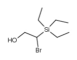 2-Bromo-2-(triaethylsilyl)aethanol Structure