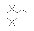 1-ethyl-3,3,6,6-tetramethylcyclohexene结构式