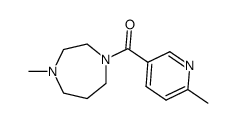 1-methyl-4-[(6-methylpyridin-3-yl)carbonyl]-1,4-diazepane Structure