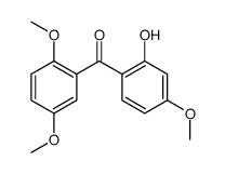 (2,5-dimethoxyphenyl)-(2-hydroxy-4-methoxyphenyl)methanone Structure