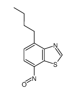 Benzothiazole, 4-butyl-7-nitroso- (9CI) structure