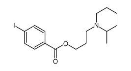 3-(2-Methylpiperidino)propyl=p-iodobenzoate Structure