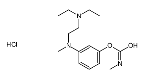 diethyl-[2-[N-methyl-3-(methylcarbamoyloxy)anilino]ethyl]azanium,chloride Structure