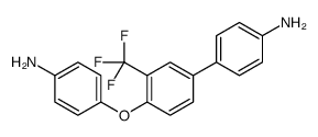 4-[4-(4-aminophenoxy)-3-(trifluoromethyl)phenyl]aniline Structure